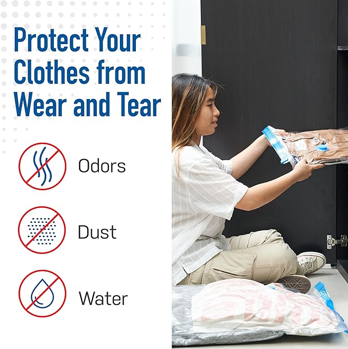 5 Pack Medium Vacuum Storage Bags - Image 6