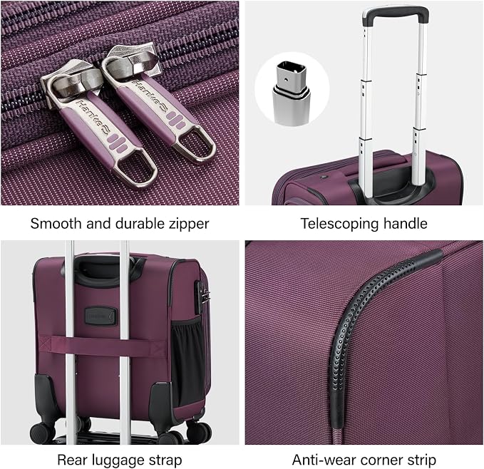 Hanke 16 Inch Underseat Carry On Luggage - Image 9