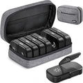 AUVON Canvas Bag XL Weekly Pill Organizer 2 Times a Day, Travel Pill Box 7 Day by AUVON