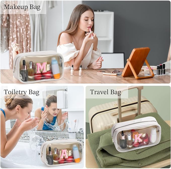 YOOLIFE Travel Clear Makeup Bag, Waterproof Toiletry Bags - Image 3