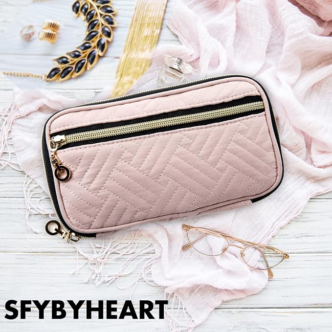 SFYBYHEART Travel Jewelry Organizer Case, Jewelry Travel Bags - Image 6