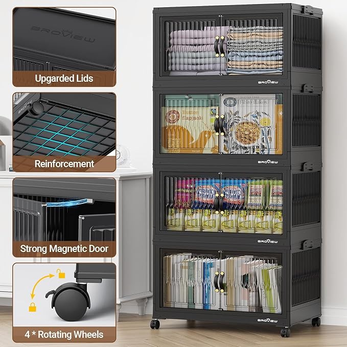 BROVIEW 360Qt Stackable Storage Bins - Image 6