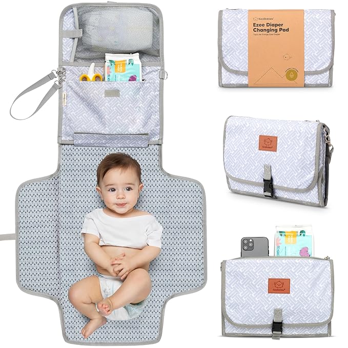 KeaBabies Portable Diaper Changing Pad by KeaBabies