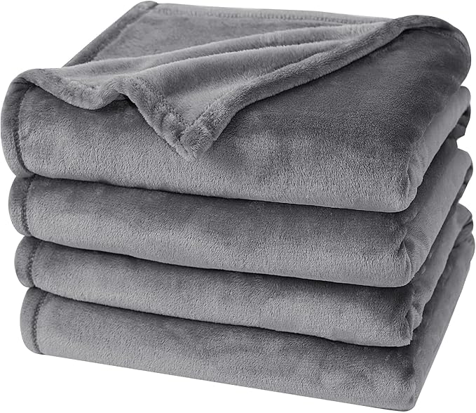 PHF Ultra Soft Fleece Blanket Twin Size, No Shed No Pilling Luxury Plush Cozy by PHF
