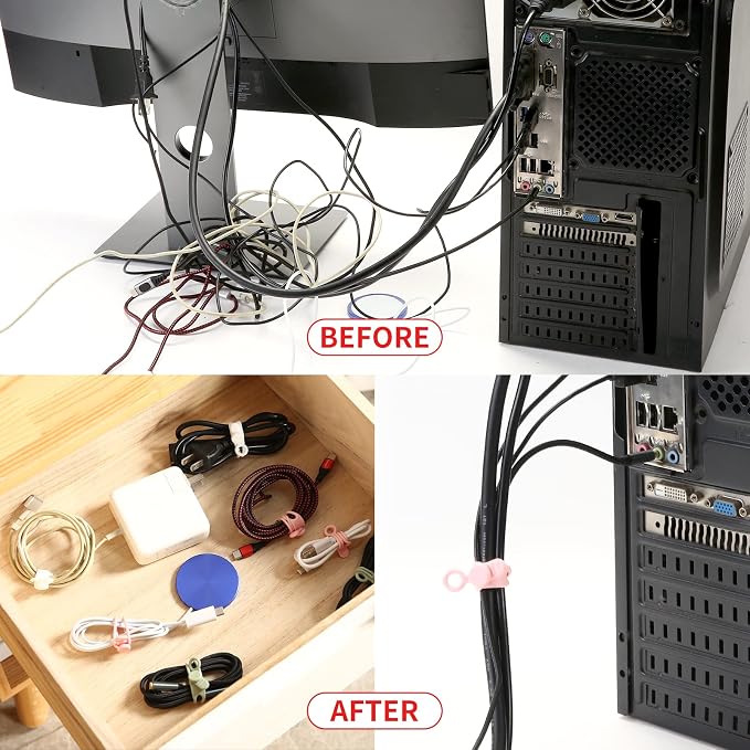 Silicone Cable Straps - Image 5