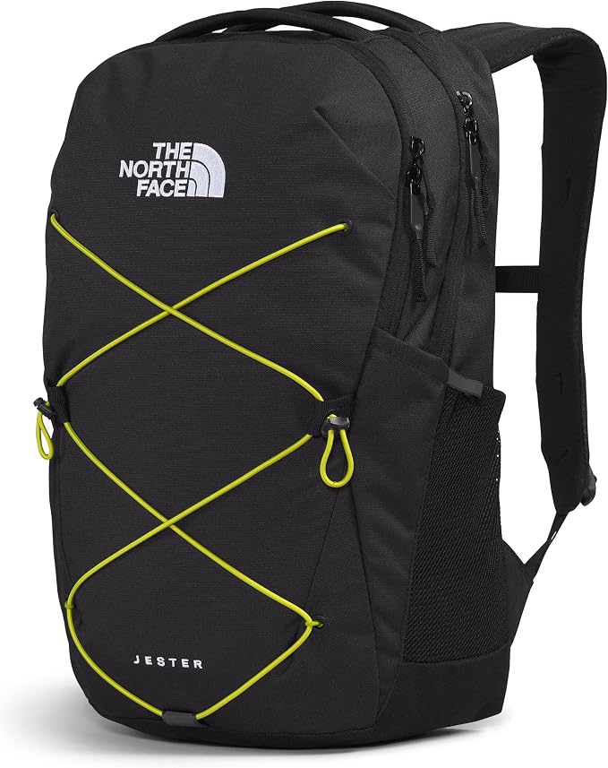 The North Face Jester Everyday Laptop Backpack, TNF Black Light Heather/Sulphur - Image 2