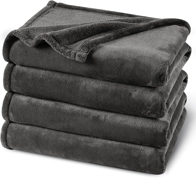 PHF Ultra Soft Fleece Blanket Twin Size, No Shed No Pilling Luxury Plush Cozy by PHF