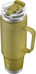Meoky 40oz Tumbler with Handle, Stainless Steel Travel Mug with 2-in-1 Straw and Sip Lid, Vacuum Insulated Coffee Mug, 100% Leak Proof, Keeps Cold for 34 Hours or Hot for 10 Hours (Forest) by MEOKY