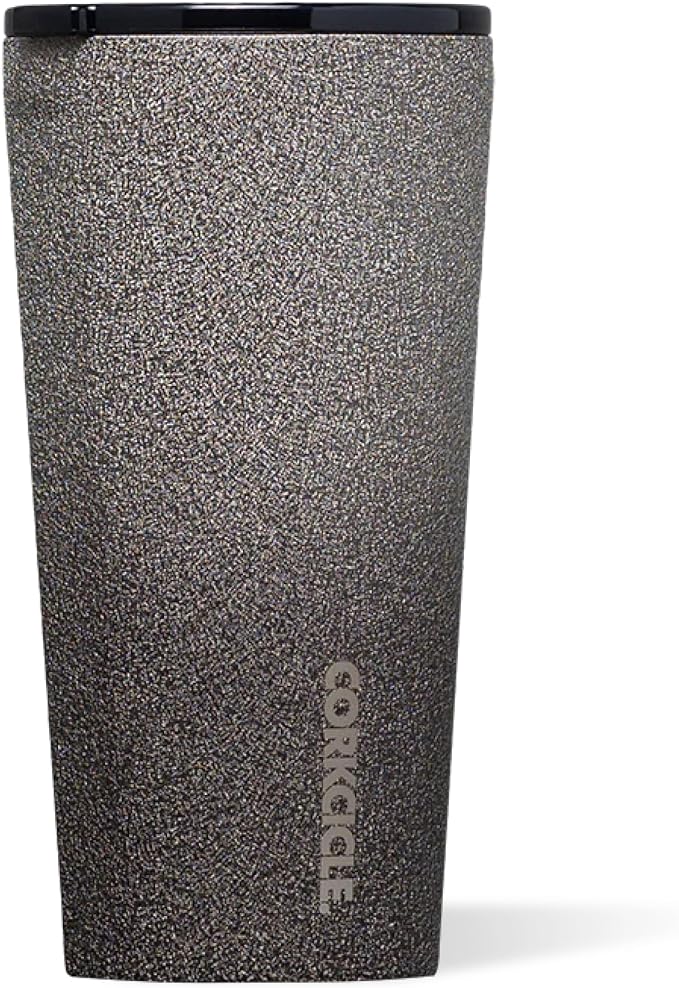 Corkcicle Classic Tumbler - Keeps Drinks Cold for 9 Hours & Hot for 3 - Triple-Insulated Stainless Steel - Holiday Tumbler Gift - 16 oz - Steel Shadow by Corkcicle