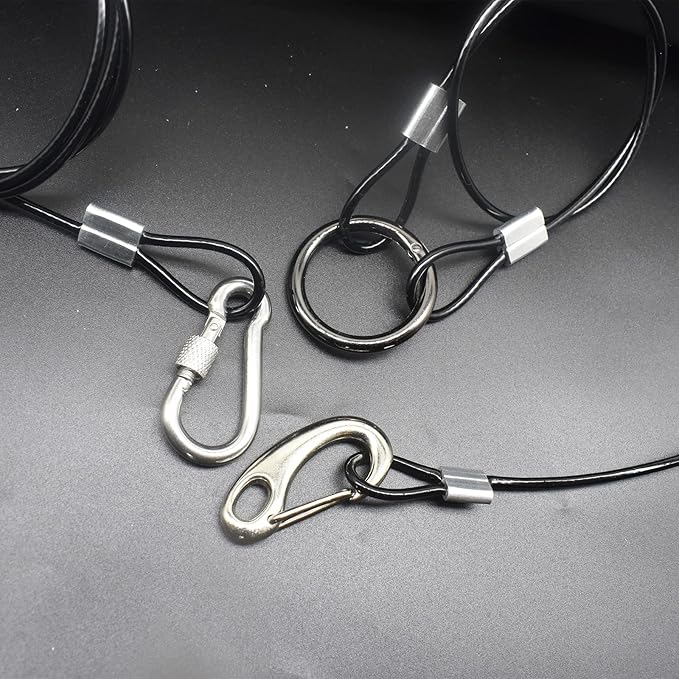 6 pcs 39 inch 3mm Thickness Stainless Steel Wire Cable - Image 6