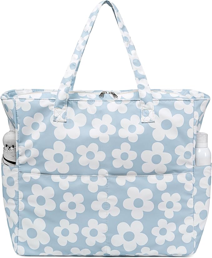 Beach Pool Bags Tote for Women Ladies Large Gym Tote Carry On Bag - Image 8