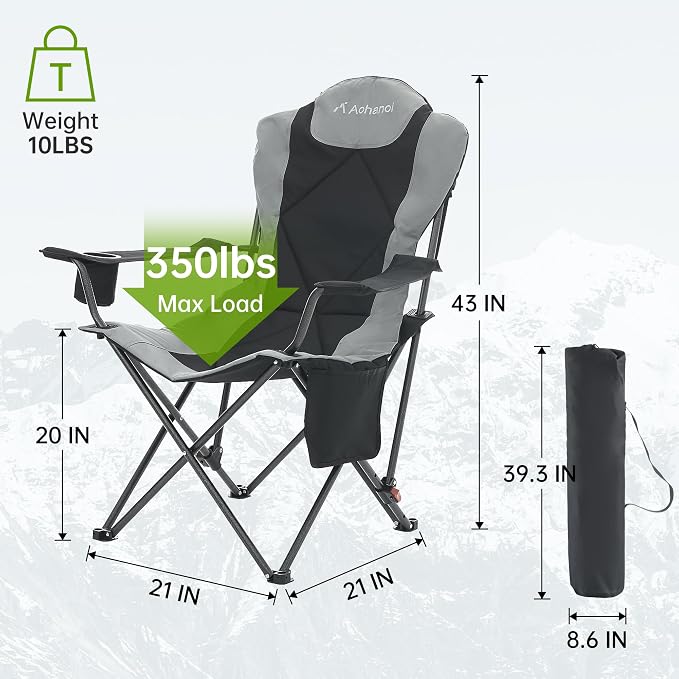 Camping Chairs, Portable Camp Chairs - Image 3