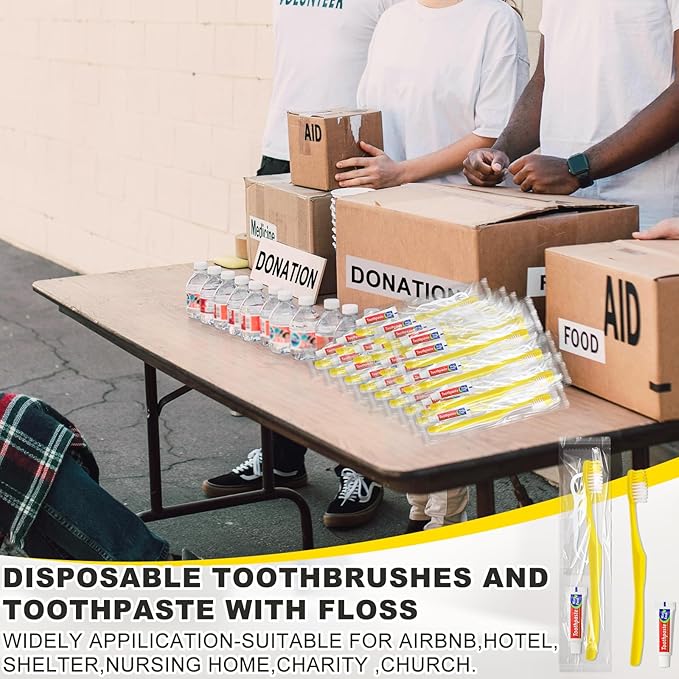15pcs Disposable Toothbrushes - Image 3