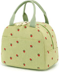 Bluboon Lunch Bag for Women Men Cute Corduroy Lunch Tote Bags Reusable by BLUBOON