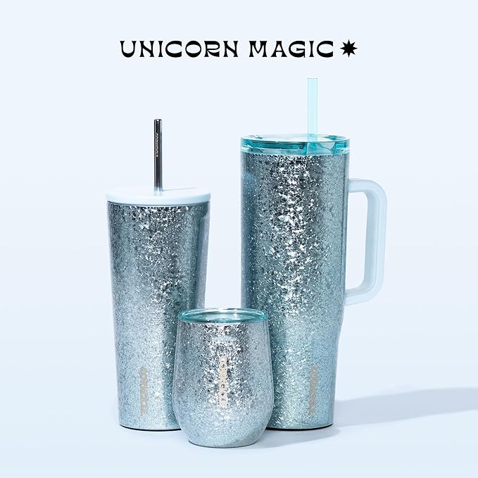 Corkcicle Cold Cup - Triple Insulated Tumbler with Straw - 12 Hours Cold - Leak-Resistant Lid - Easy Grip - Non-Slip Bottom - Summer Drinkware Gift - Keeps Drinks Ice Cold - 24 oz - Ice Breaker - Image 8