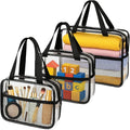 XEWEA Large Small Clear Travel Toiletry Bags by XEWEA