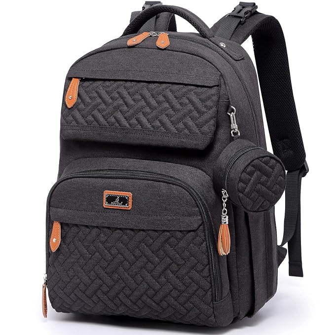 BabbleRoo Diaper Bag Backpack, Travel Backpack by BabbleRoo
