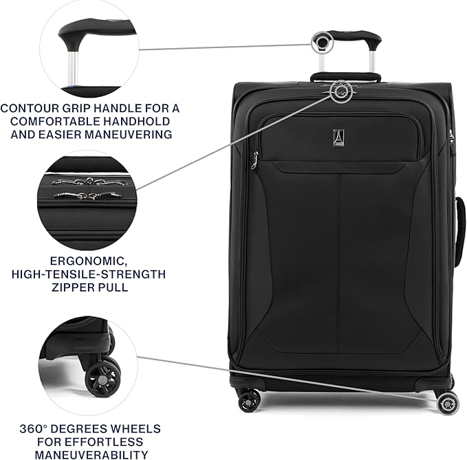 Travelpro Tourlite Softside 29-Inch, Large Checked Expandable Luggage - Image 6
