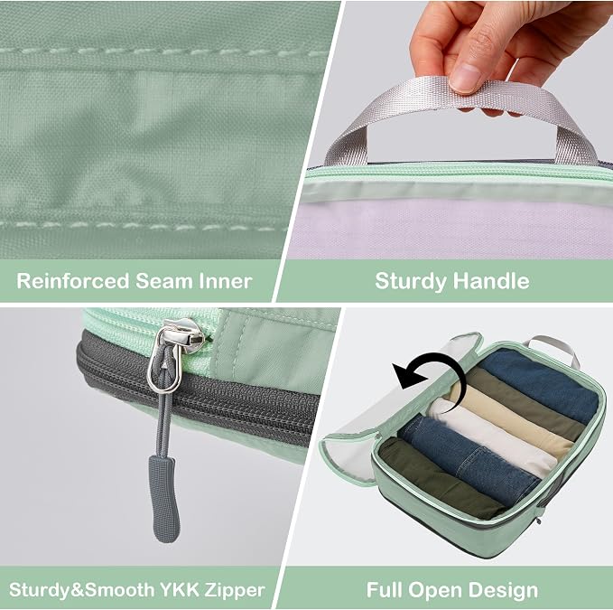 Cipway Compression Packing Cubes, See Through Mesh Luggage Organizer Bags - Image 6