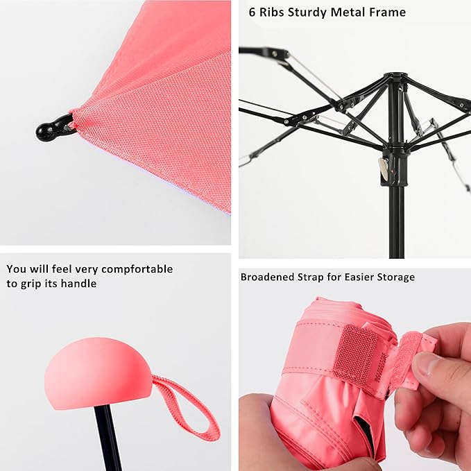 BAODINI Travel Mini Umbrella for Purse - Image 6