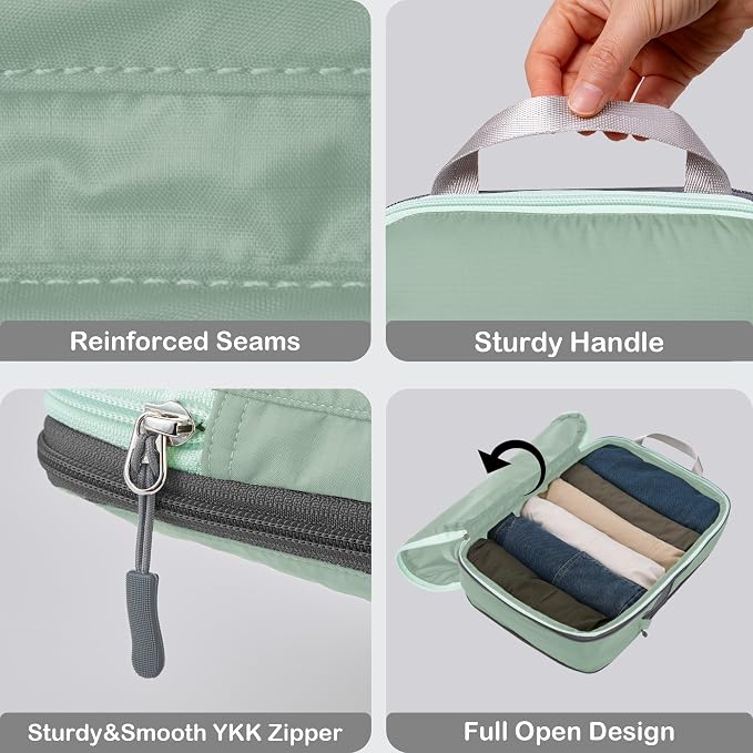 Cipway Compression Packing Cubes, Lightweight Travel Luggage Organizers - Image 5