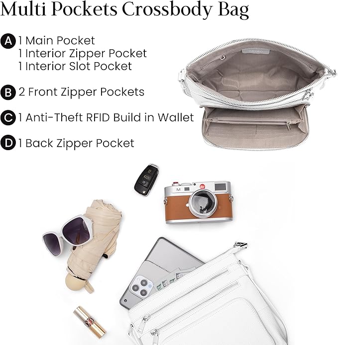 befen Genuine Leather Crossbody Bags - Image 3