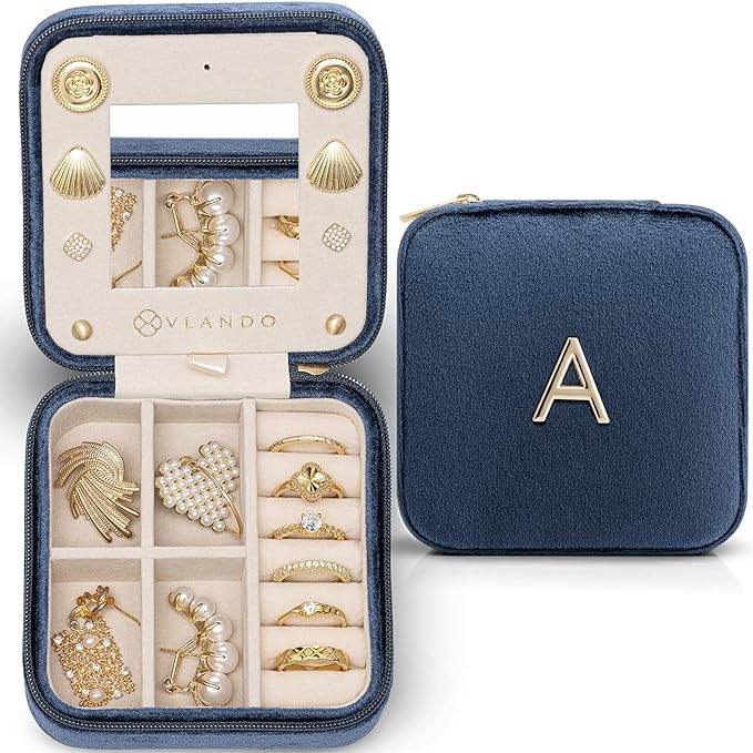 Vlando Travel Gifts 2025, Travel Jewelry Case by VLANDO