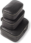 Leatherology Black Onyx Nested Travel Organizer Trio by Leatherology