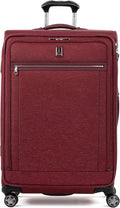 Travelpro Platinum Elite Softside Expandable Checked Luggage, 8 Wheel Spinner by Travelpro