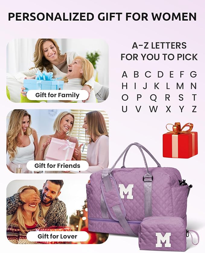 Gifts for Mom-Initial Duffle Bag - Image 2