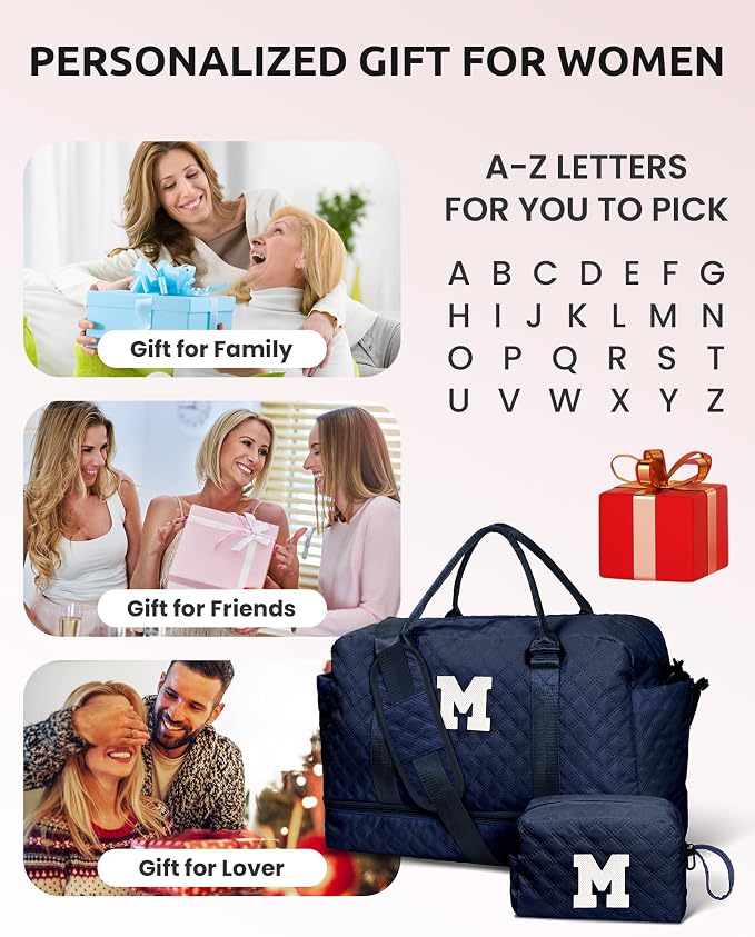 Initial Personalized Travel Bag - Image 7