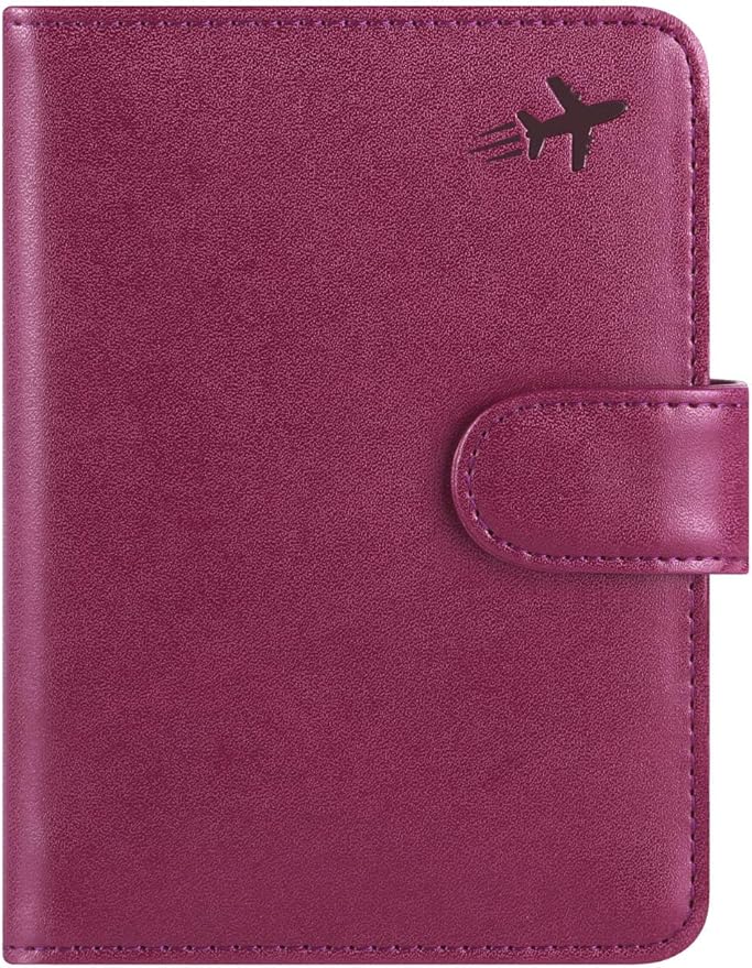 Passport Holder Cover Wallet RFID Blocking Leather Card Case Travel Accessories by PASCACOO