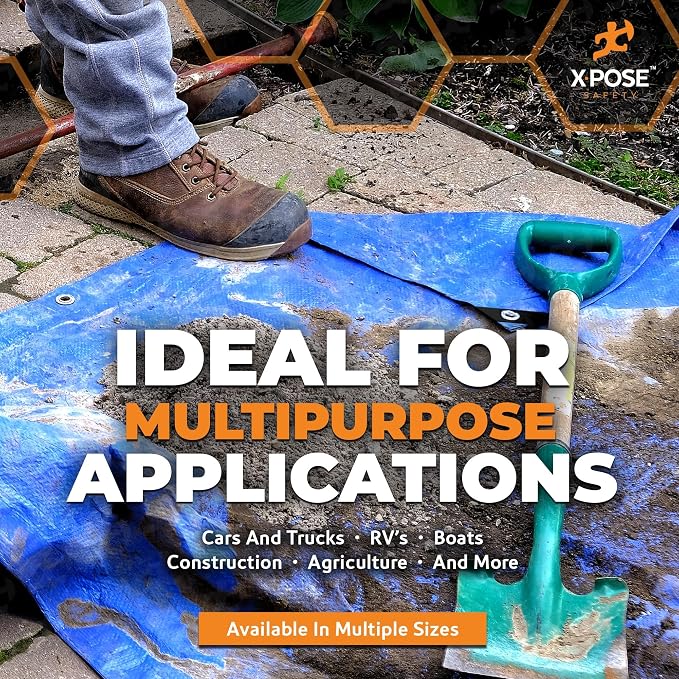 Better Blue Poly Tarp 20' x 40' - Image 6