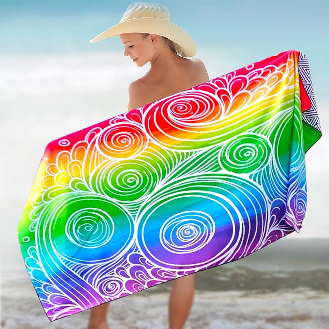 Elite Trend Microfiber Beach Towel - Image 2