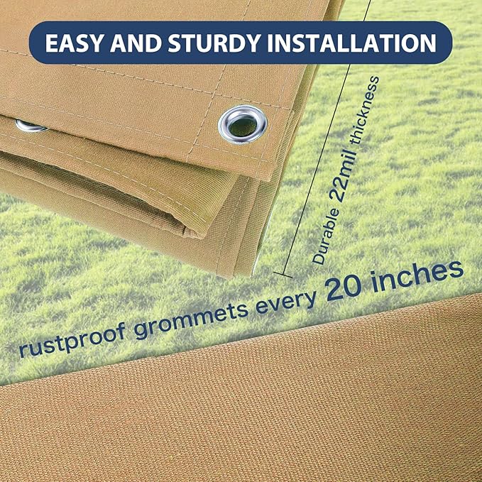 20’x30’ Canvas Tarp Heavy Duty Water Resistant Tarpaulins - Image 4