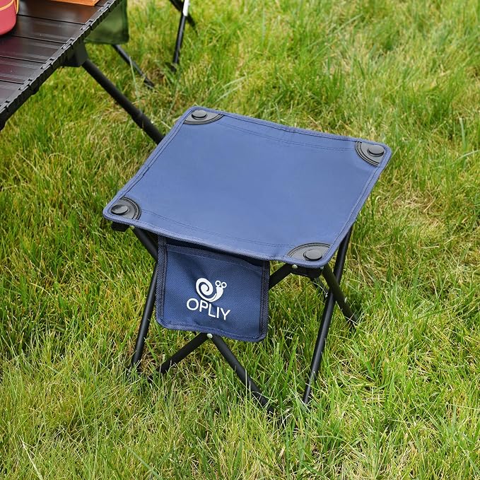Opliy Camping Stool, Folding Small Chair Portable Camp Stool - Image 2