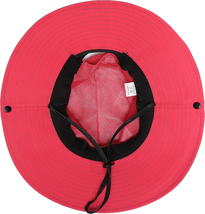 Womens Summer Sun Hat Beach Hat Wide Brim Outdoor UV Protection Hat Foldable - Image 6
