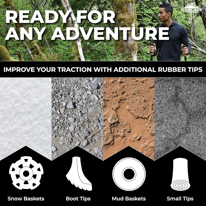 Cascade Mountain Tech Trekking Poles - Image 5