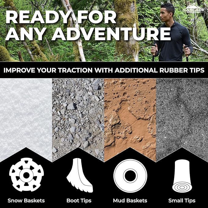 Cascade Mountain Tech Trekking Poles - Image 7