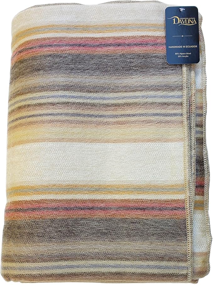 Alpaca Wool Throw Blanket | Super Soft, Lightweight, Breathable and - Image 6