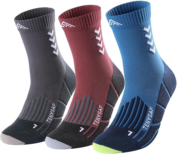 Compression Crew Running Socks: Athletic Socks by TENYSAF%C2%AE