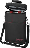 opux 2 Bottle Wine Carrier Tote, Insulated Leakproof Wine Cooler Bag, Wine by OPUX