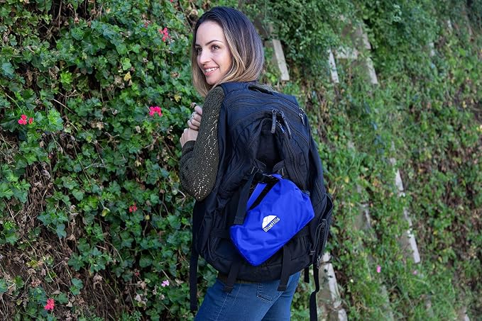 BlueHills Ultra Compact Travel Blanket Pillow in Portable Bag Case Premium Cozy - Image 7