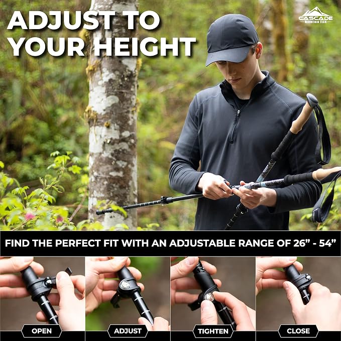Cascade Mountain Tech Trekking Poles - Image 5