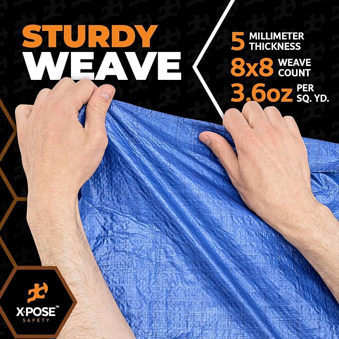 Better Blue Poly Tarp 20' x 35' - Image 5