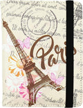 Eiffel Tower Passport Holder for Women and Men PU Leather Passport Cover for by bassyilCustomizedforlife