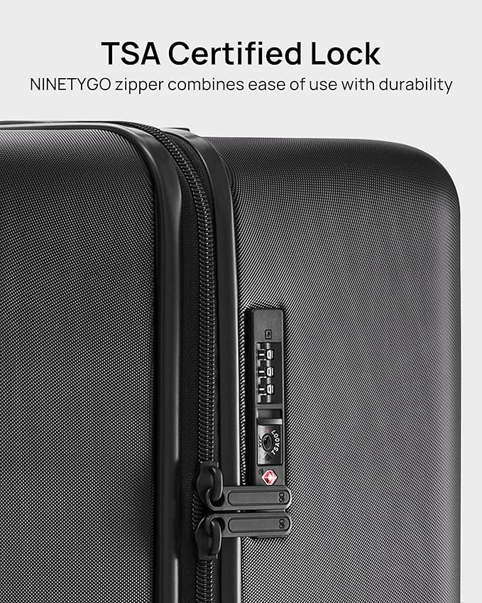 Trunk Luggage 24 Inch, Medium Checked Luggage - Image 6