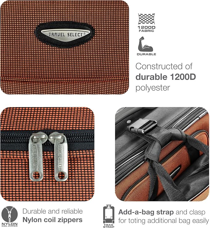 Travel Select Amsterdam 29-Inch Softside Expandable Rolling Upright Luggage - Image 6