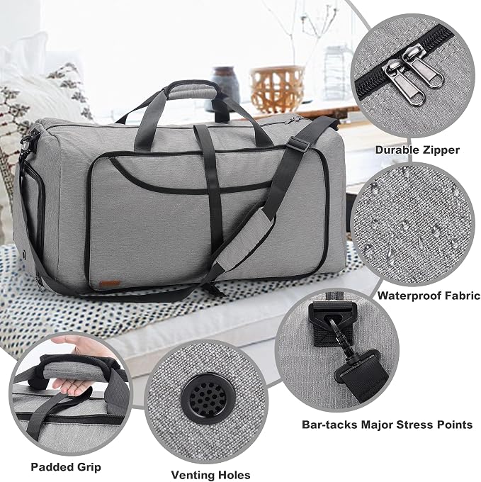 120L Duffle Bag for Travel, Large Foldable Waterproof Travel Duffel Bags - Image 5