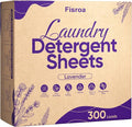 Lavender Laundry Detergent Sheets Travel Eco-friendly 300 Loads Fisroa Clothes by Fisroa